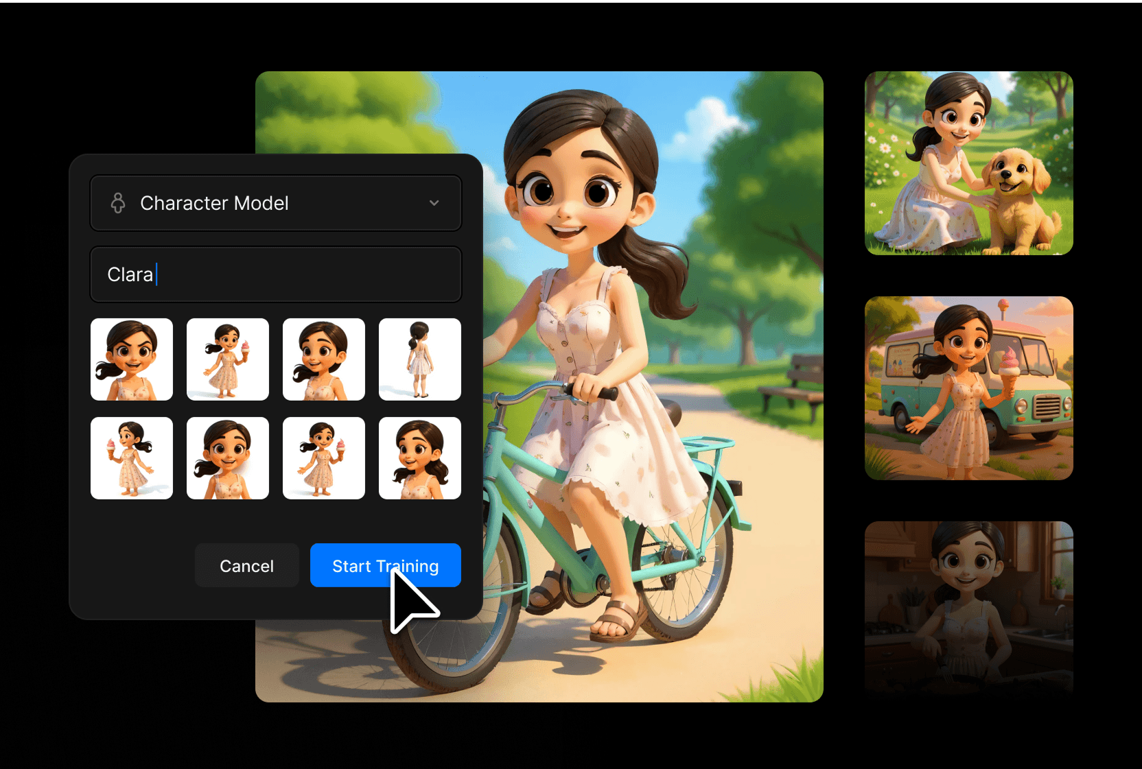 Maintain character and style consistency