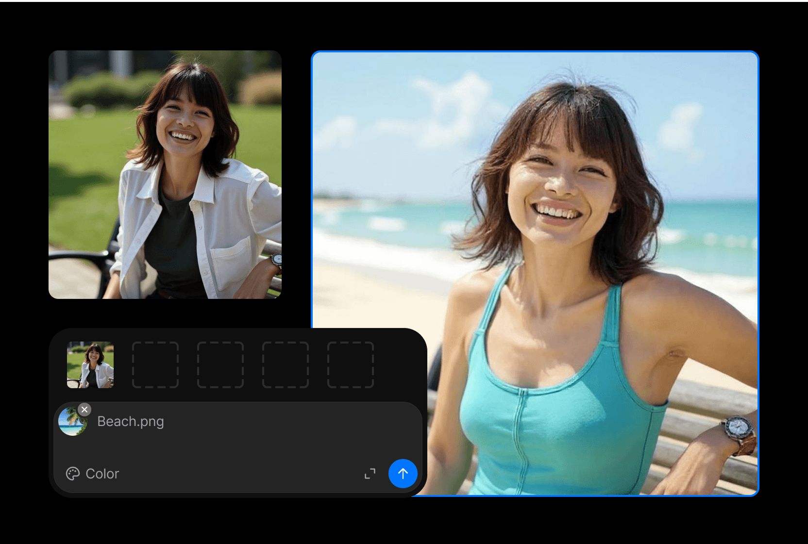 Color grade visuals instantly