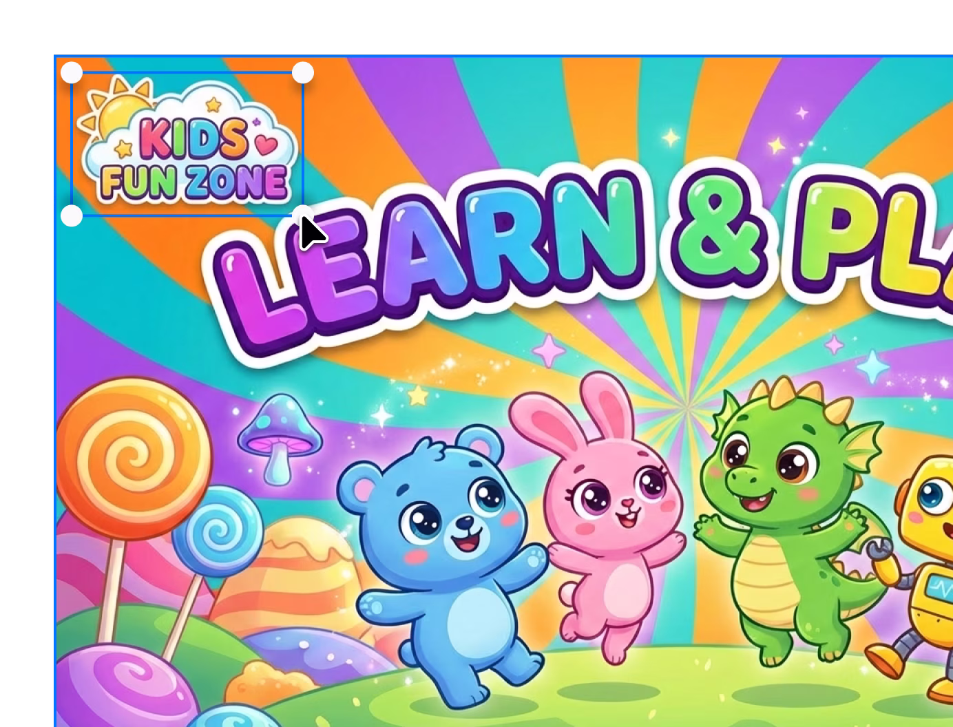 Create marketing visuals