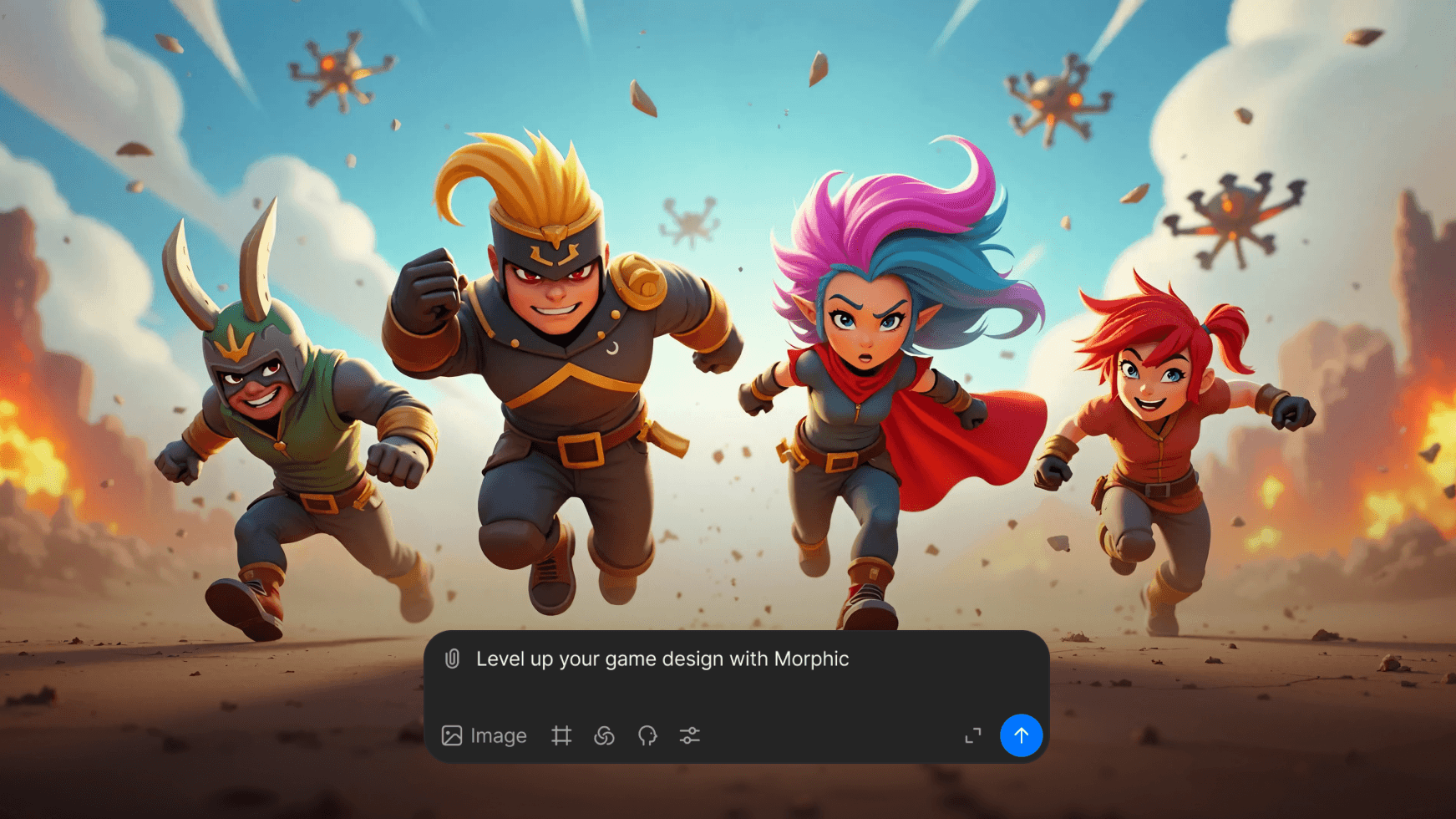 用于游戏的 Morphic