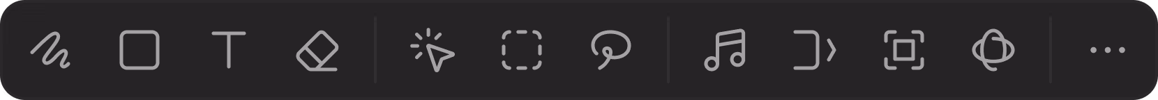 Video toolbar