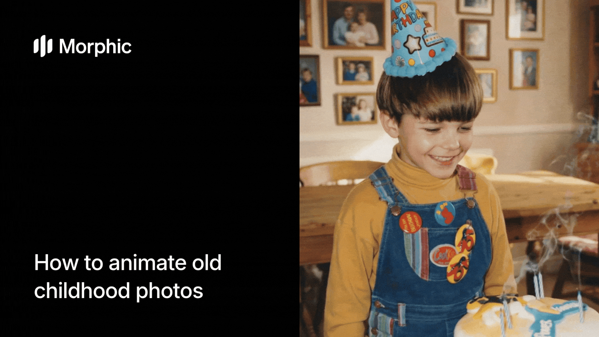 How to animate old childhood photos