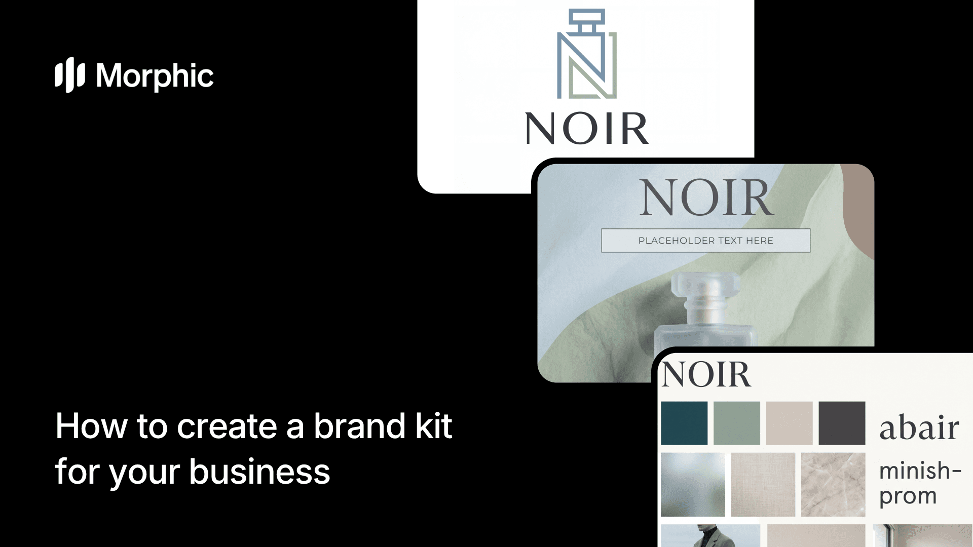 How to create a brand kit for your business using Morphic AI workflow