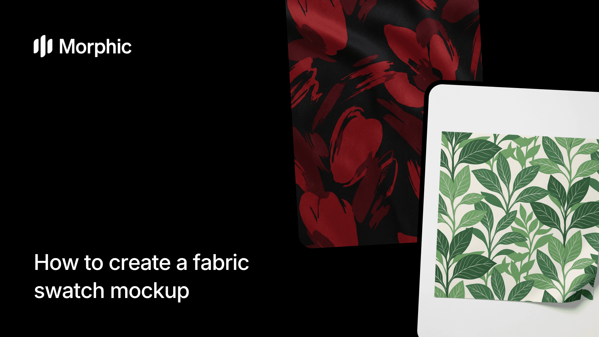 How to create a fabric swatch mockup using Morphic AI workflow