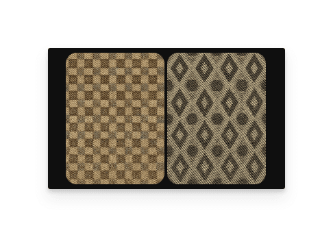 Generated photorealistic fabric swatch mockup showing texture, pattern, and color detail