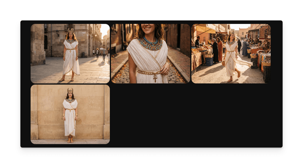 Final fashion editorial photo output with professional lighting and brand-aligned styling