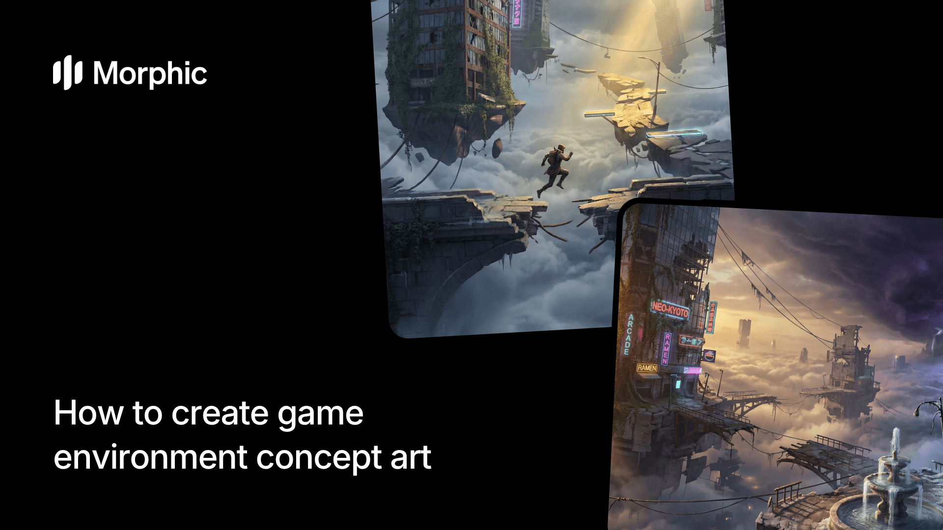 How to create game environment concept art using Morphic AI workflow