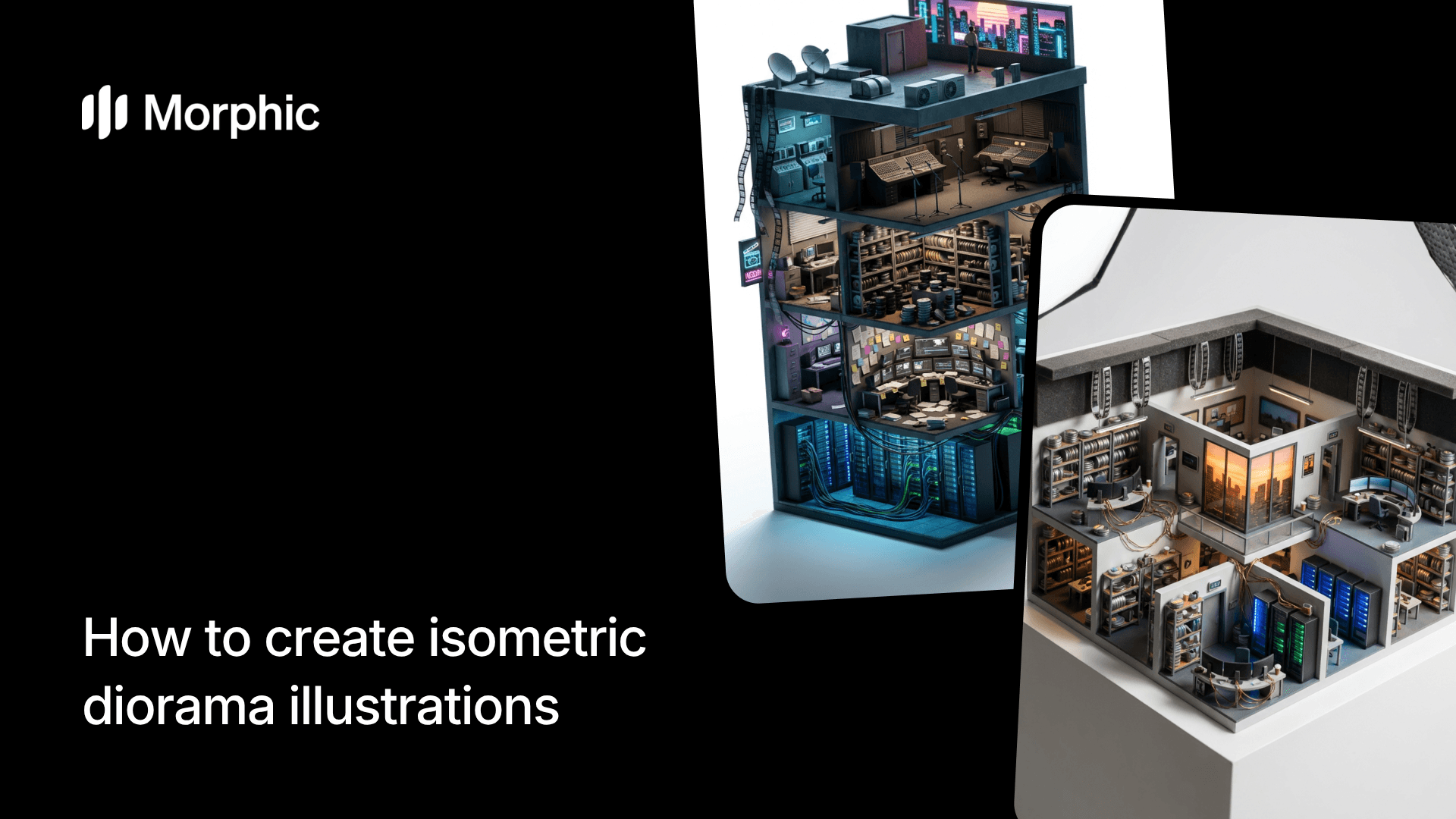 How to create isometric diorama illustrations using Morphic AI workflow