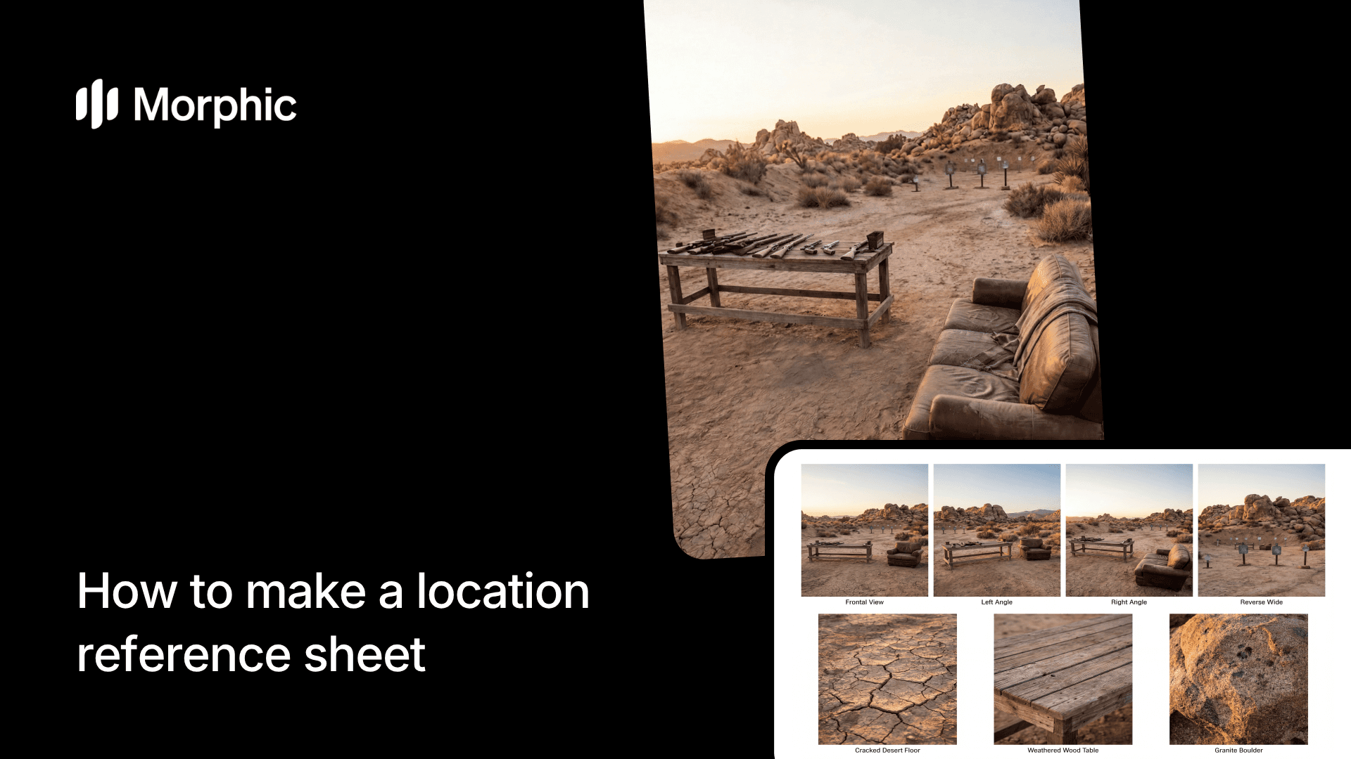 Morphic AI 워크플로우를 사용하여 로케이션 레퍼런스 시트 만드는 방법
