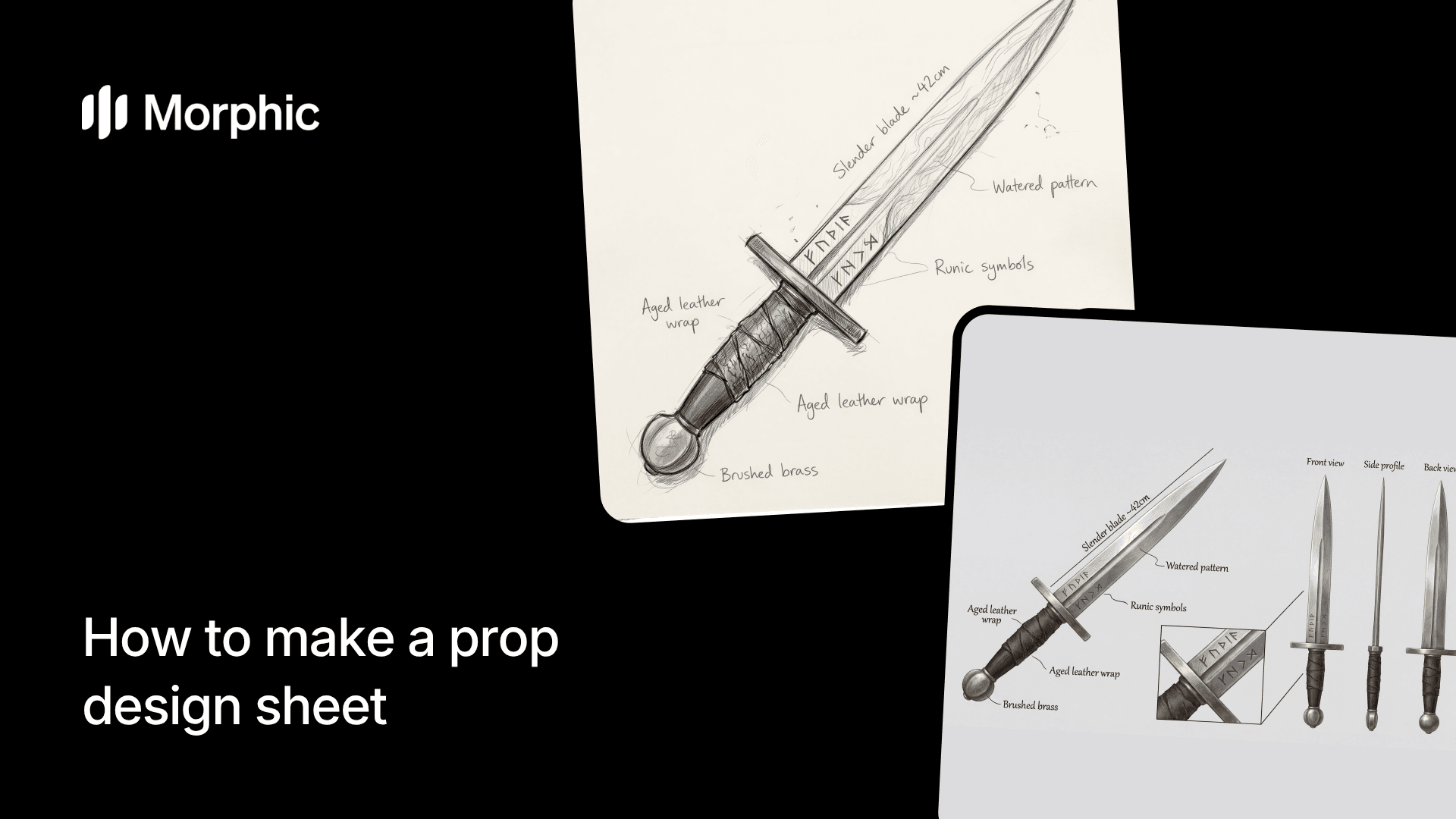 Comment créer une fiche de design d'accessoire avec le workflow Morphic AI