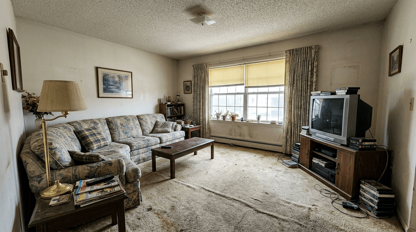 Original property photo used as input for renovation timelapse