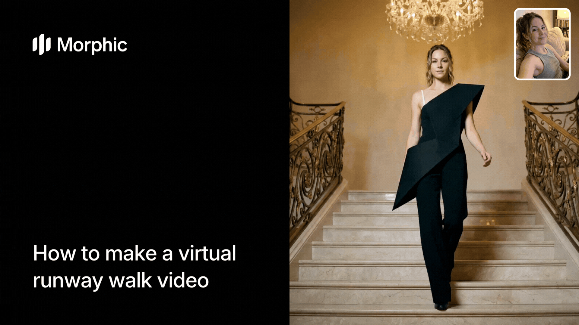 How to make a virtual runway walk video