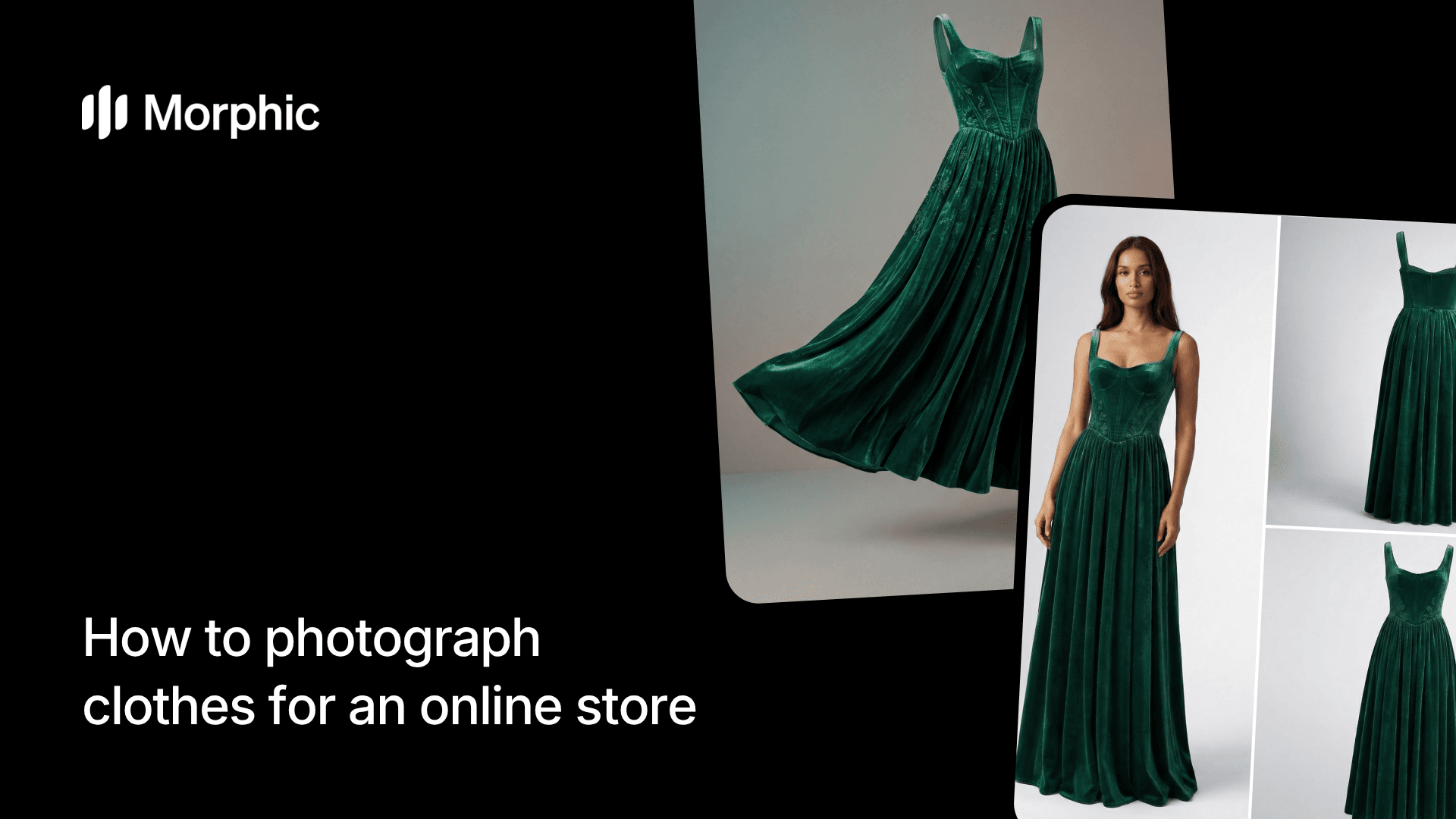 Morphic AIワークフローを使ったオンラインストア用の衣類撮影方法