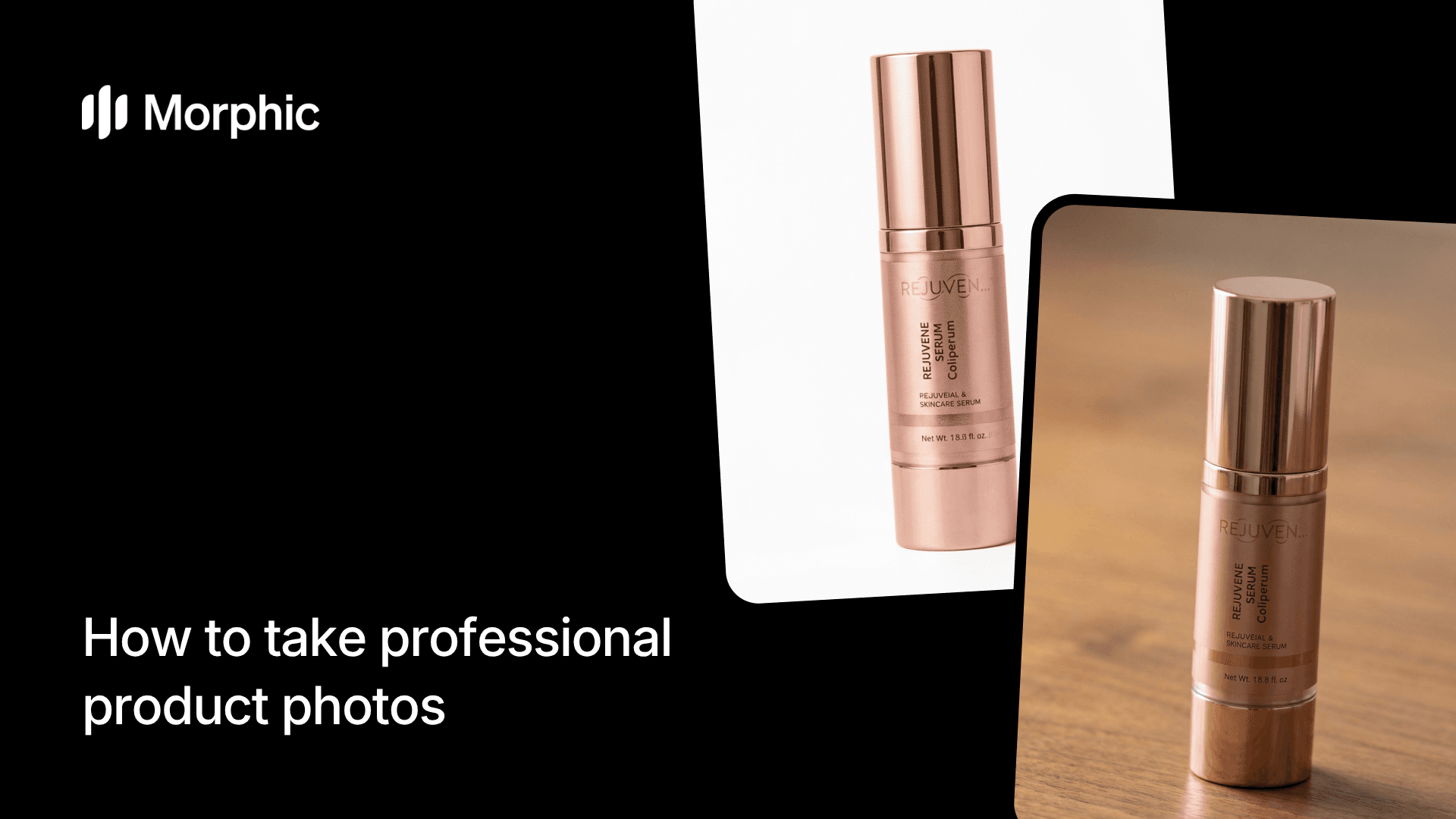 Comment prendre des photos de produits professionnelles avec le workflow Morphic AI