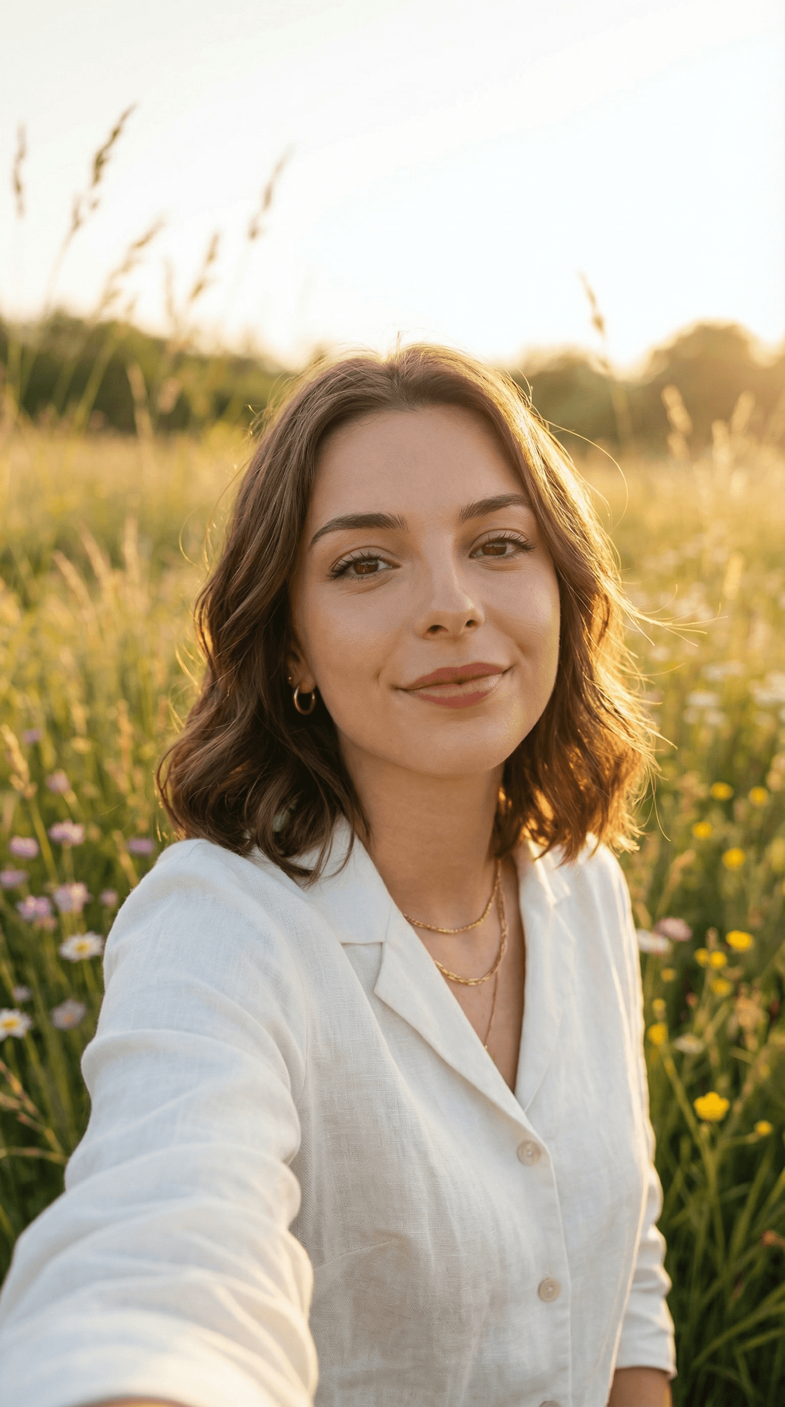 자연스러운 피부와 조명을 가진 동일 캐릭터의 포토리얼리스틱 버전