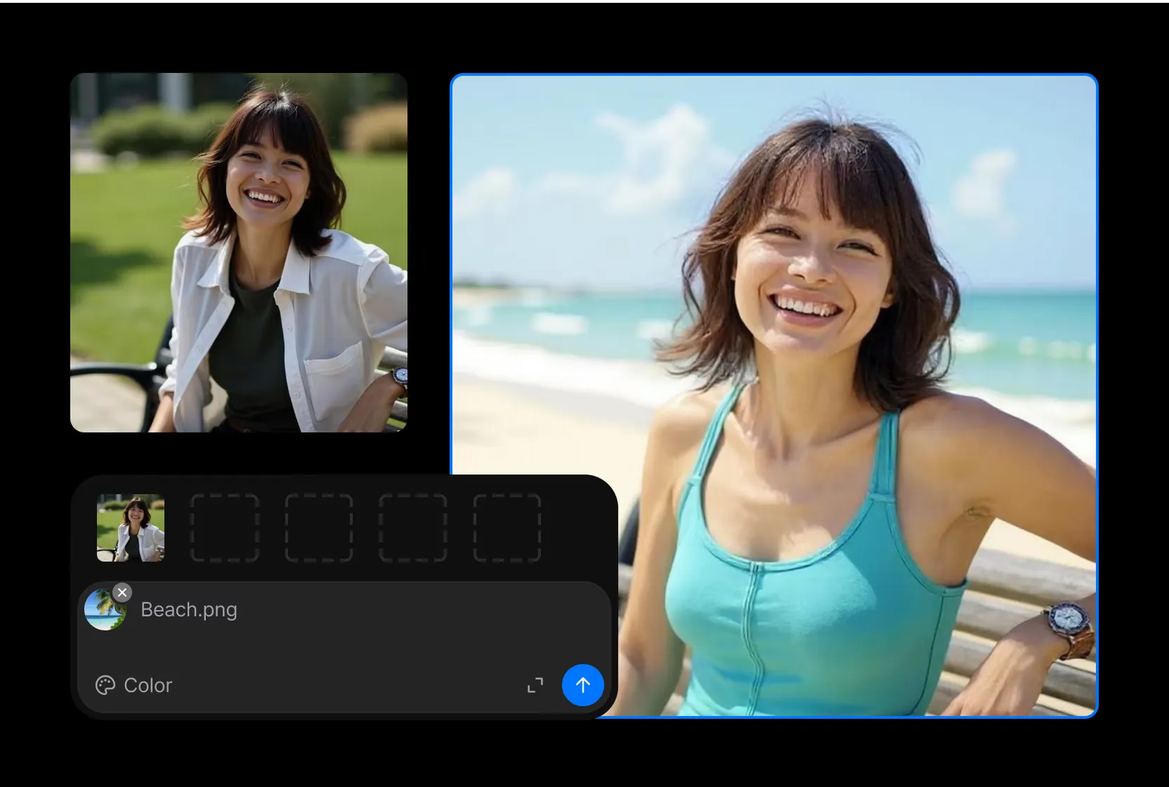 Color grade visuals instantly