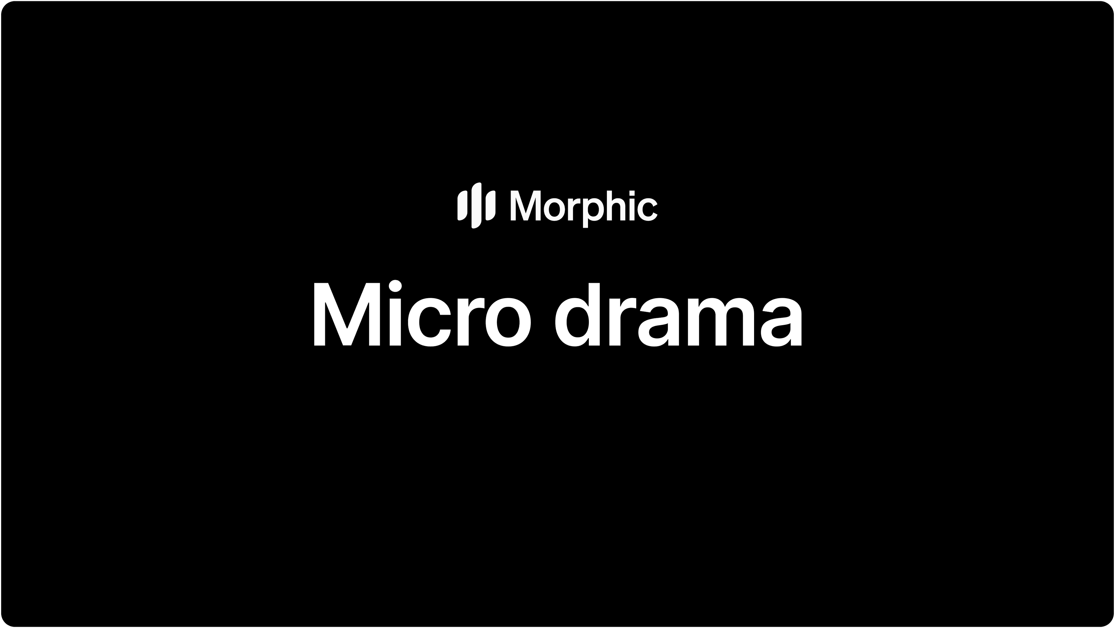 How to create Microdramas at scale