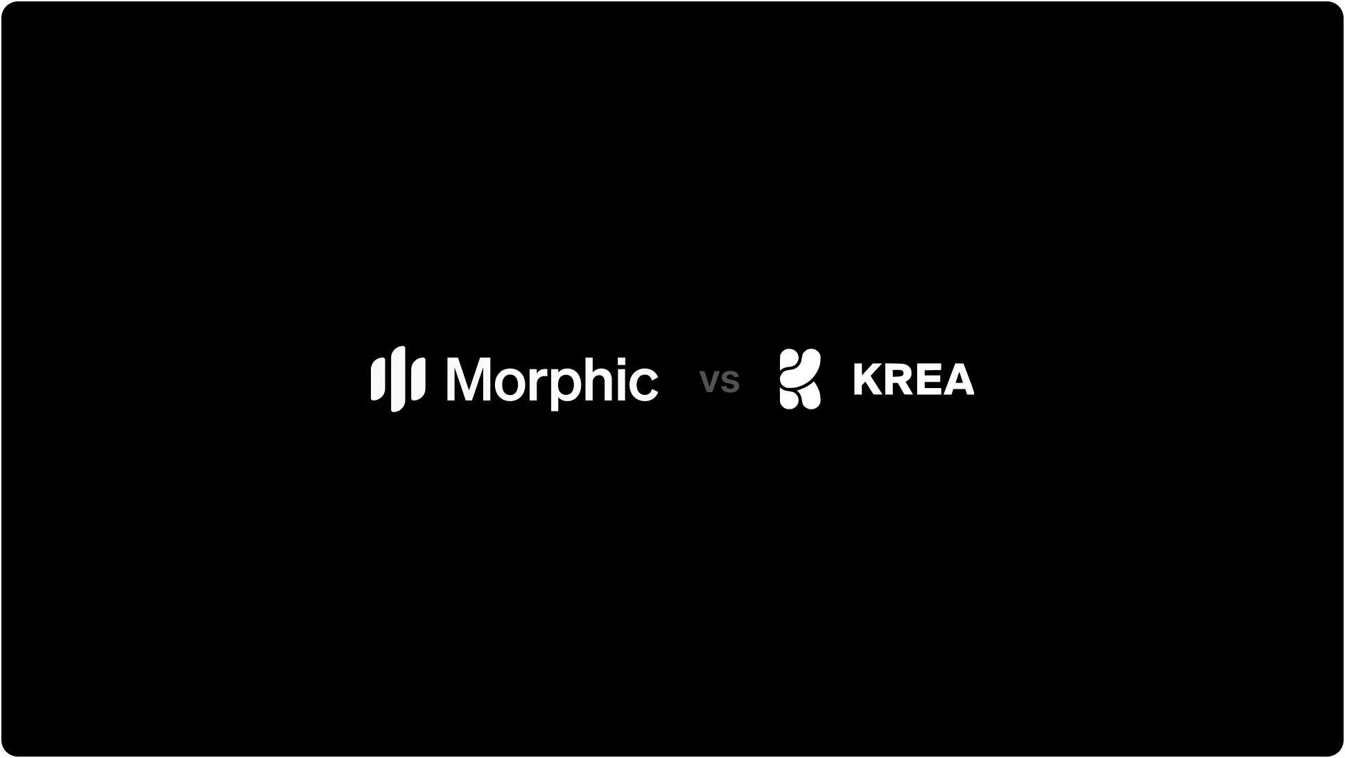 Comparação entre Morphic e Krea AI