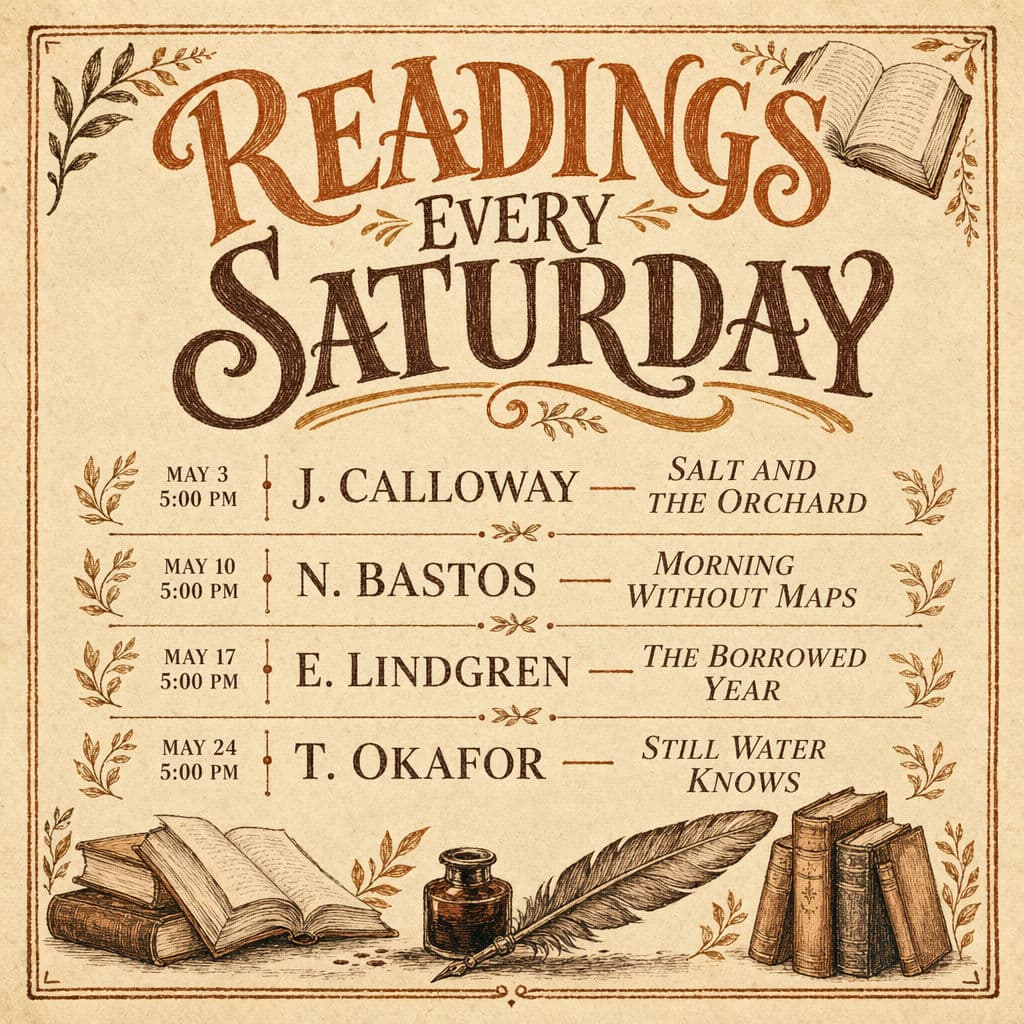 ChatGPT Images 2.0으로 생성한 독립 서점 이벤트 포스터