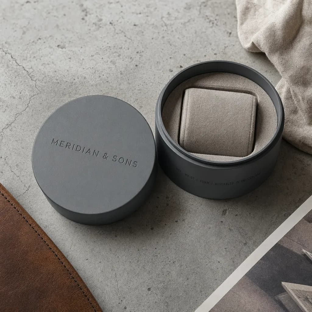 Flat-Lay einer minimalistischen Uhrenbox, generiert mit ChatGPT Images 2.0