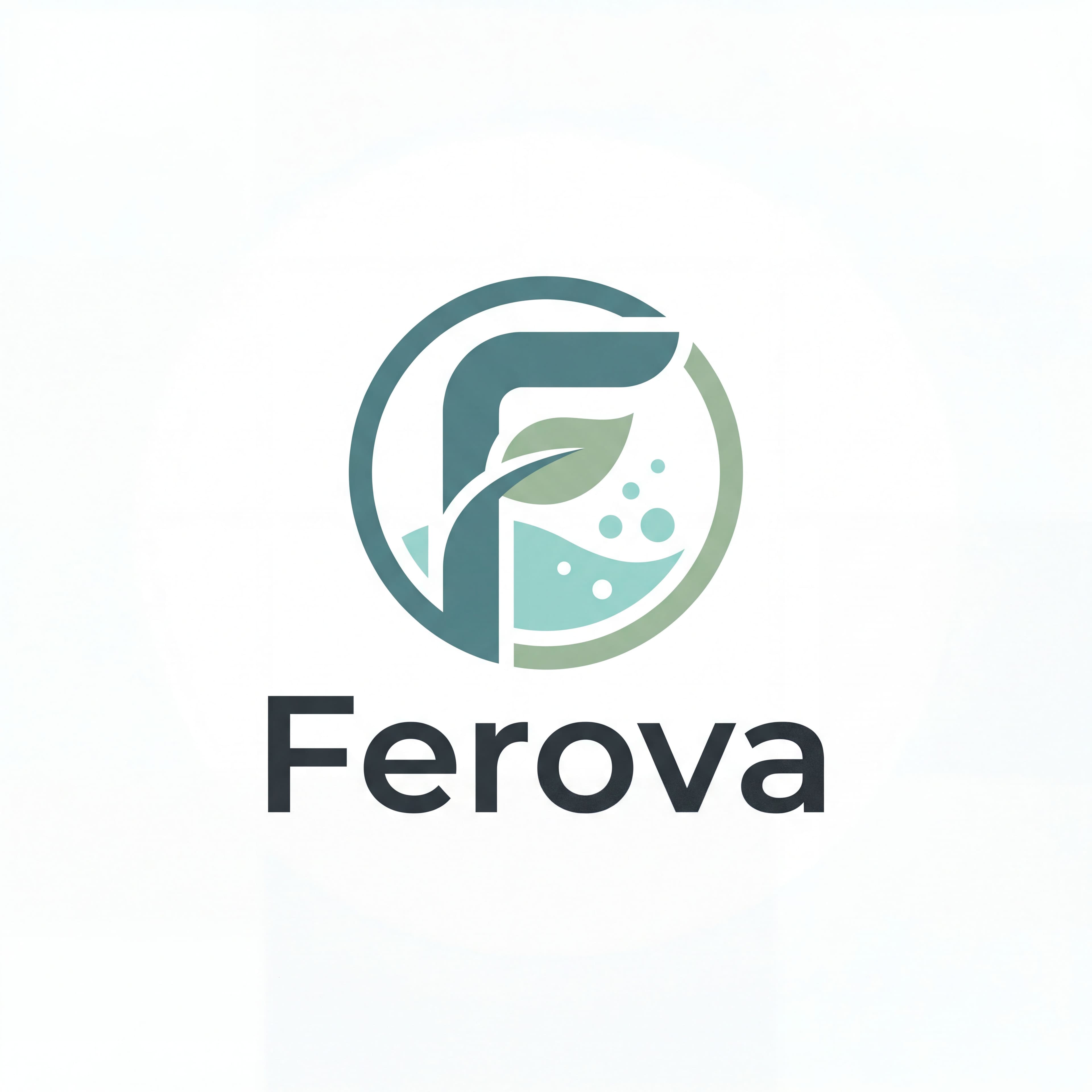 Concepto de logo generado con elementos de diseño inspirados en la naturaleza