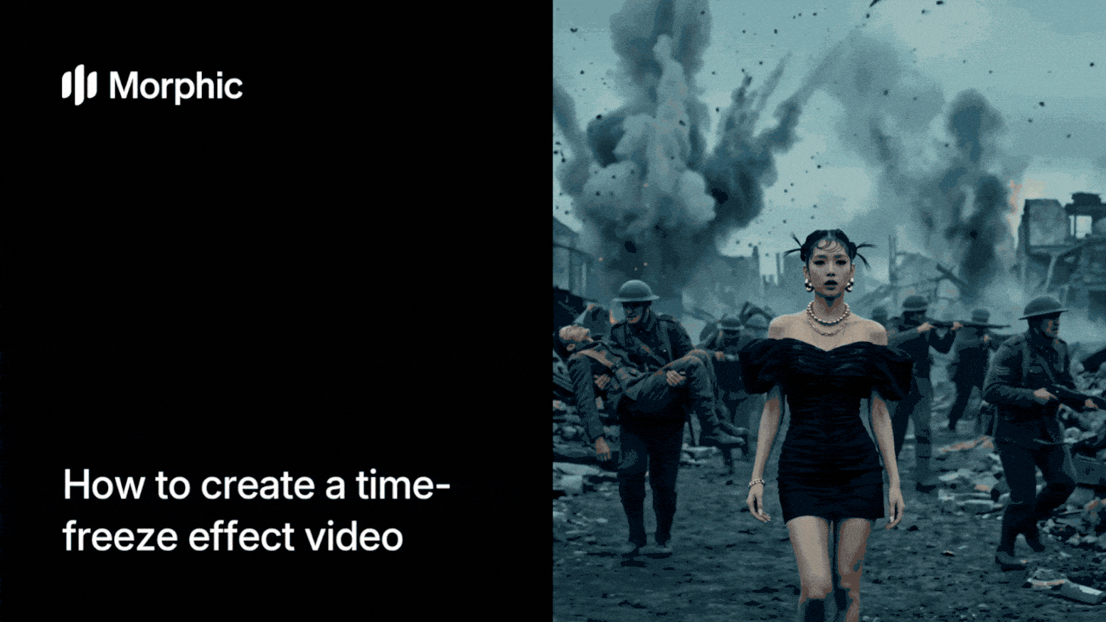 How to create a time-freeze effect video