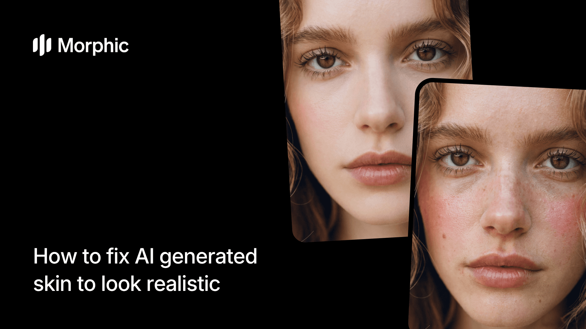 How to fix AI-generated skin to look realistic using Morphic AI workflow
