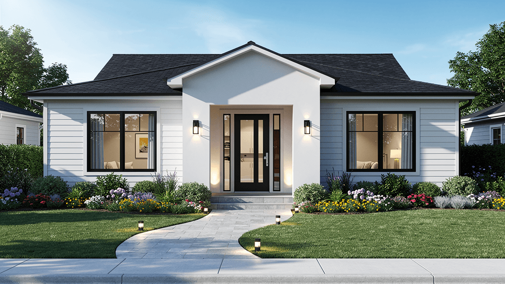 展示最终位置的结束关键帧