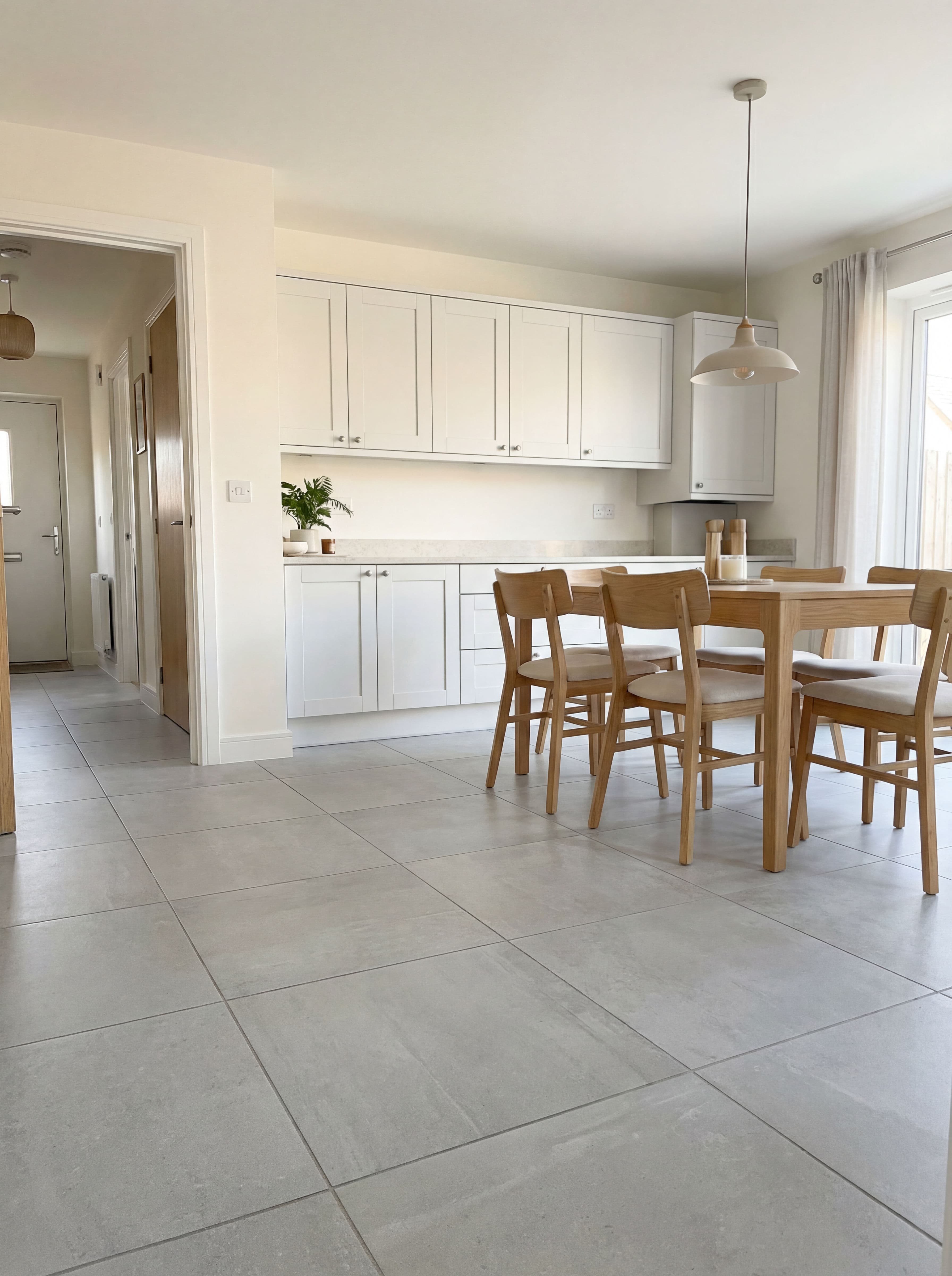 Render fotorrealista de cocina generado a partir de un plano