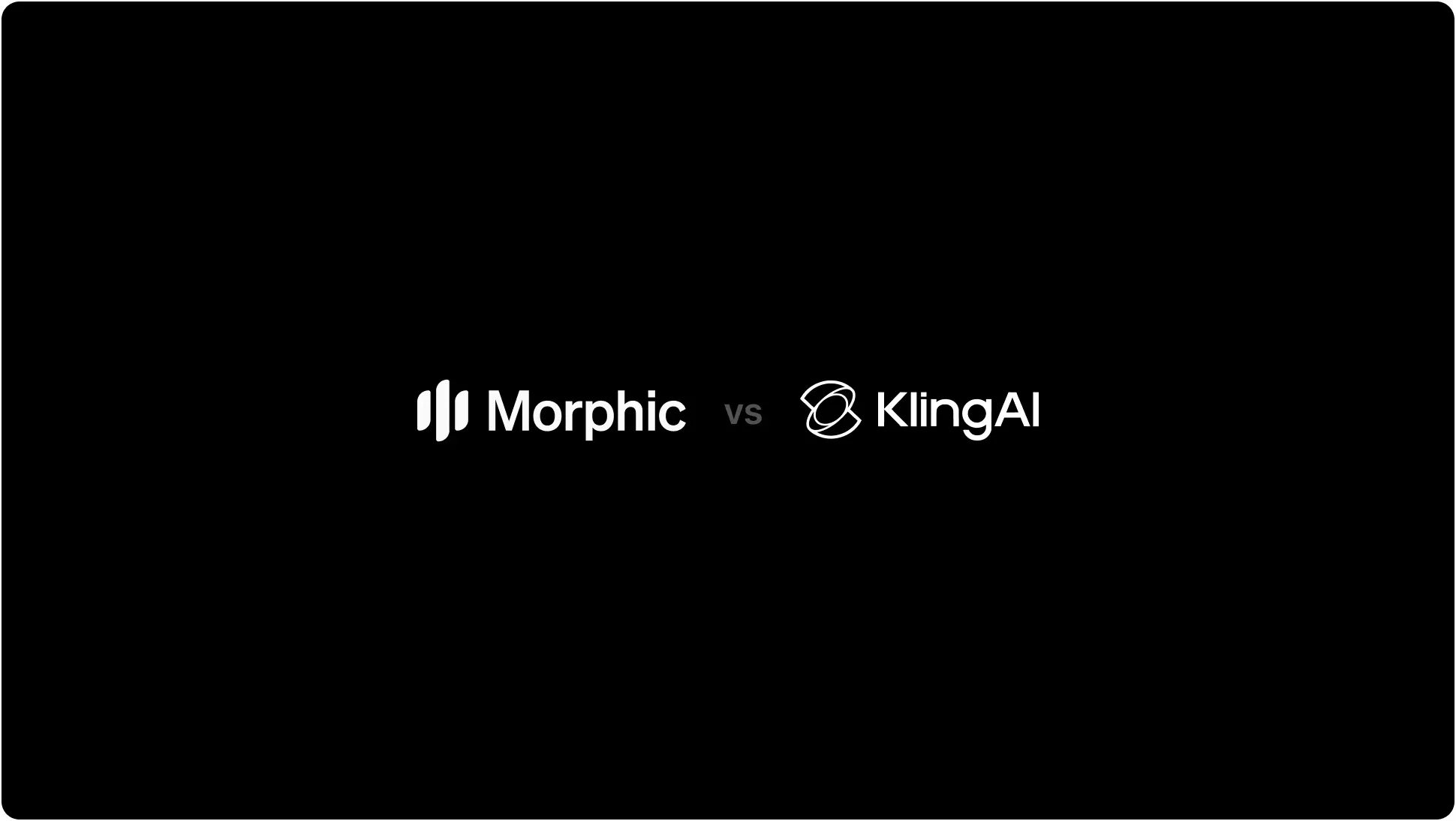 Morphic vs Kling AI