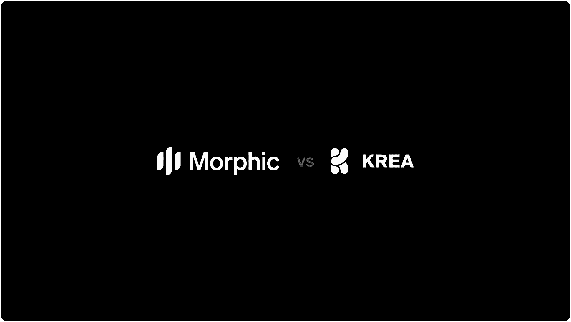 Morphic vs Krea AI