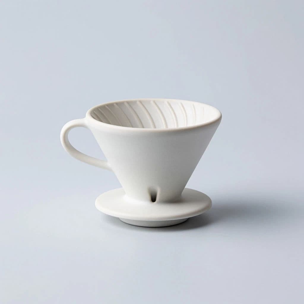 Clean studio product shot of the same coffee dripper