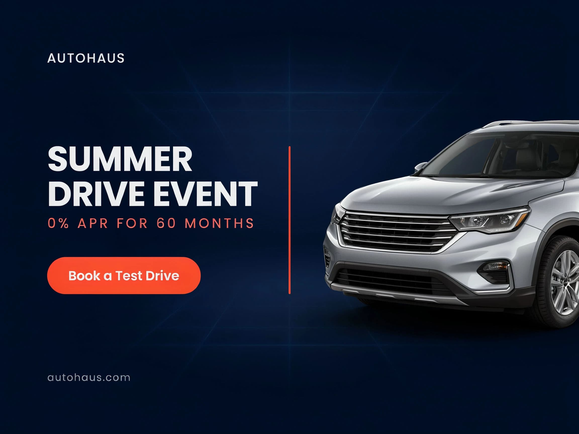 Dealership summer event promo graphic