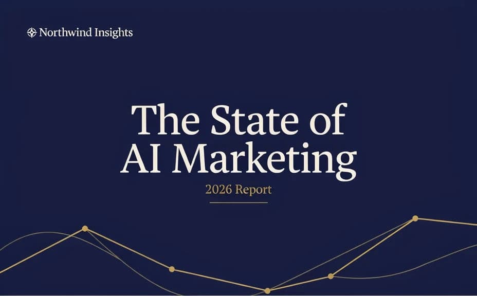 Whitepaper cover option with the title set over a bold graphic background