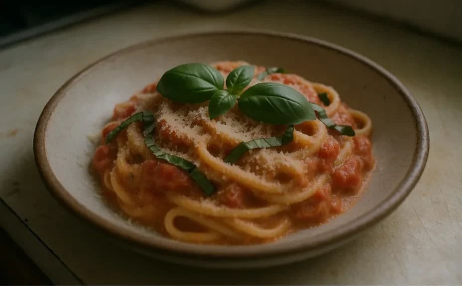 Plain phone snapshot of a dish before the delivery-ready edit