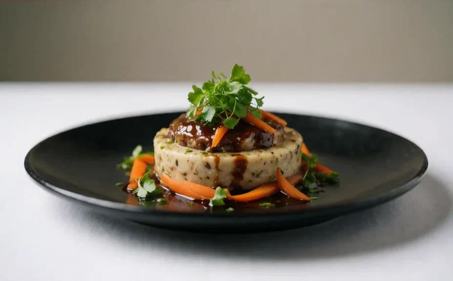 Same dish styled as an appetizing menu hero shot