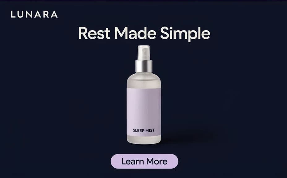 Alternate ad variant for the same brand with a different headline and layout