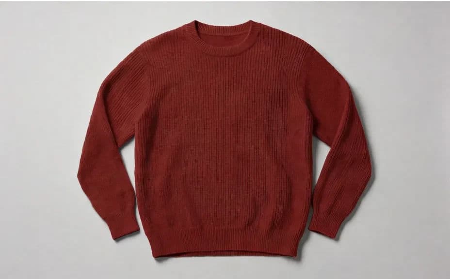 The same garment in the same pose recoloured into a new shade