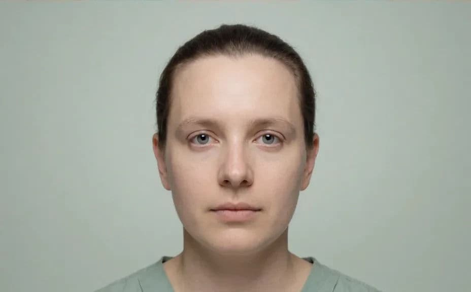 The same clinician headshot with soft even lighting and a clean background