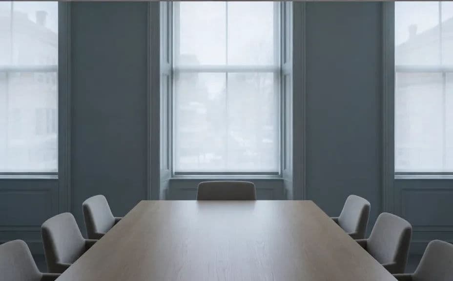 Alternate law firm profile image option with a cooler meeting room composition