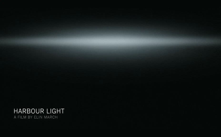 Alternate title card treatment with the film title set low over a stark minimal frame