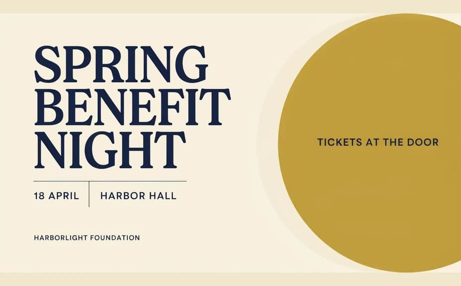 Alternate poster layout for the same event using a different composition and colour treatment