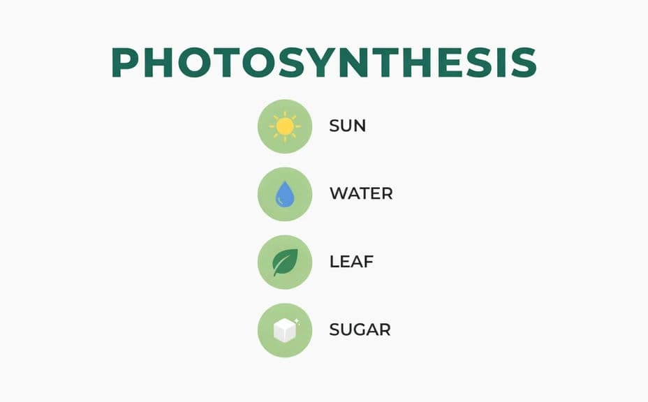 Educational infographic option arranged as a vertical stack of labelled sections