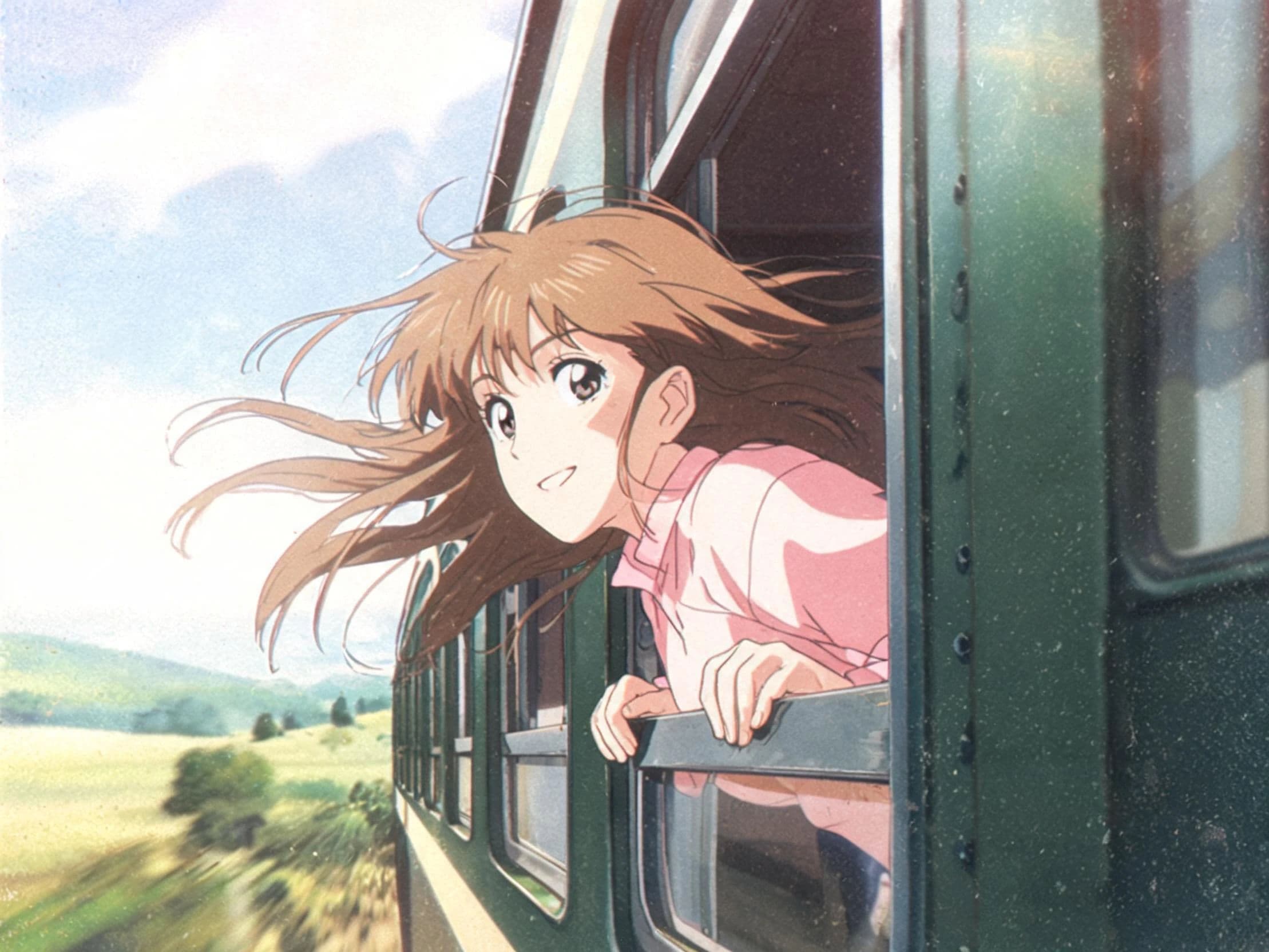 Retro cel look with film grain, halation and slight registration drift, generated with Seedream 5.0 Lite