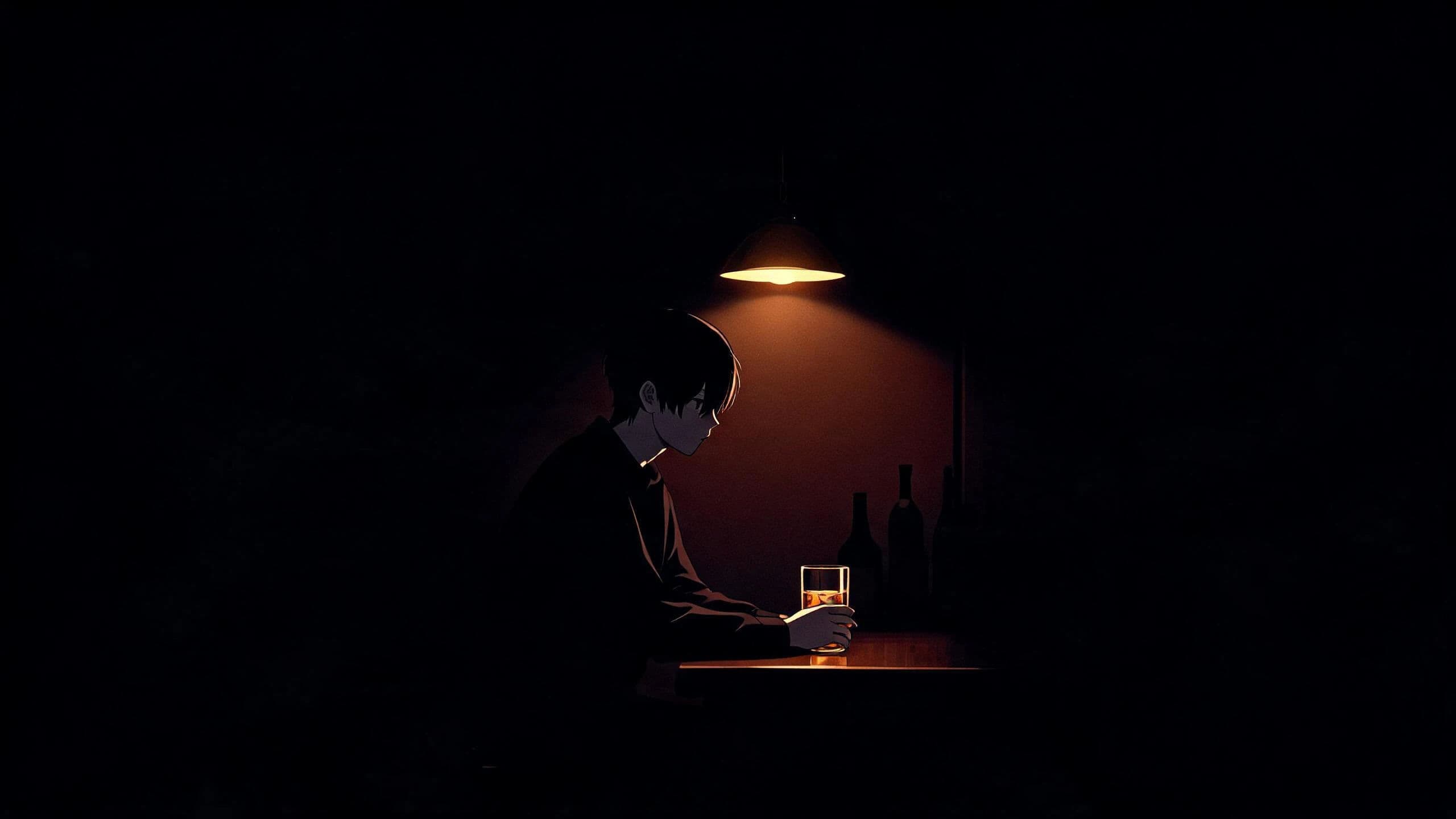 Dark seinen scene with heavy shadow and a restricted palette, generated with Seedream 5.0 Lite