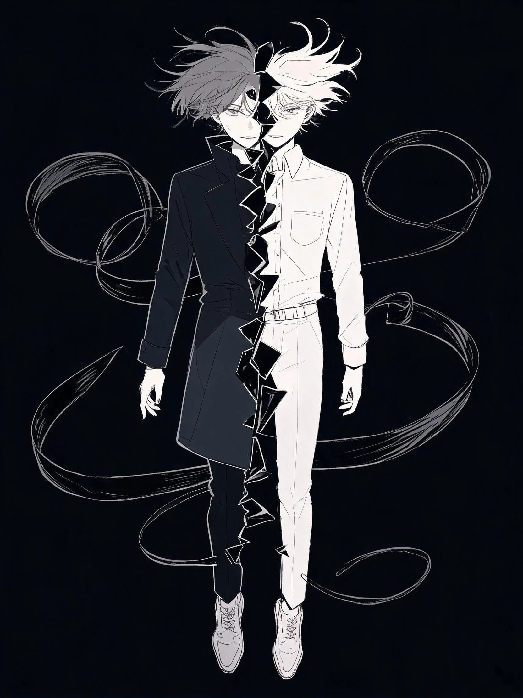 Transformation pose with fabric and hair caught mid-change, generated with Seedream 5.0 Lite