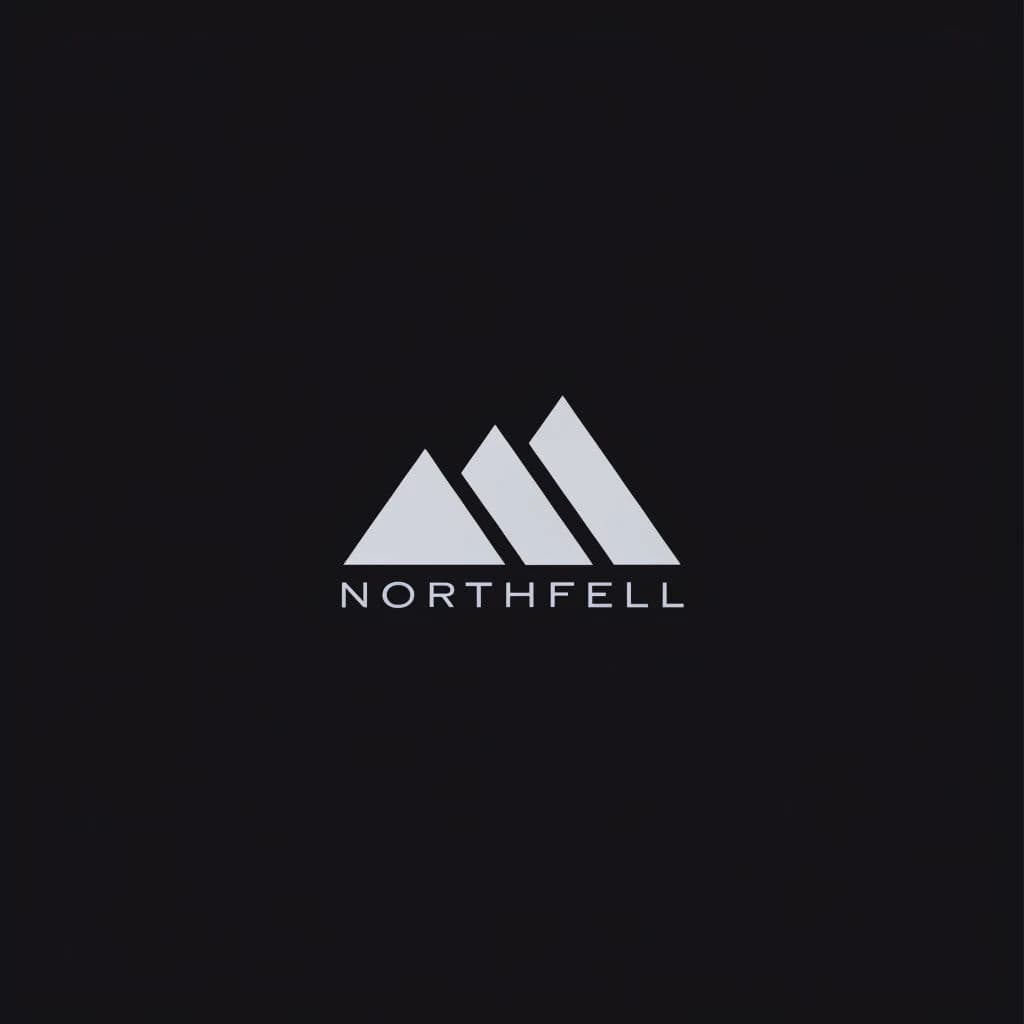 Logo reversed out of a dark ground with no outline anywhere, generated with Recraft