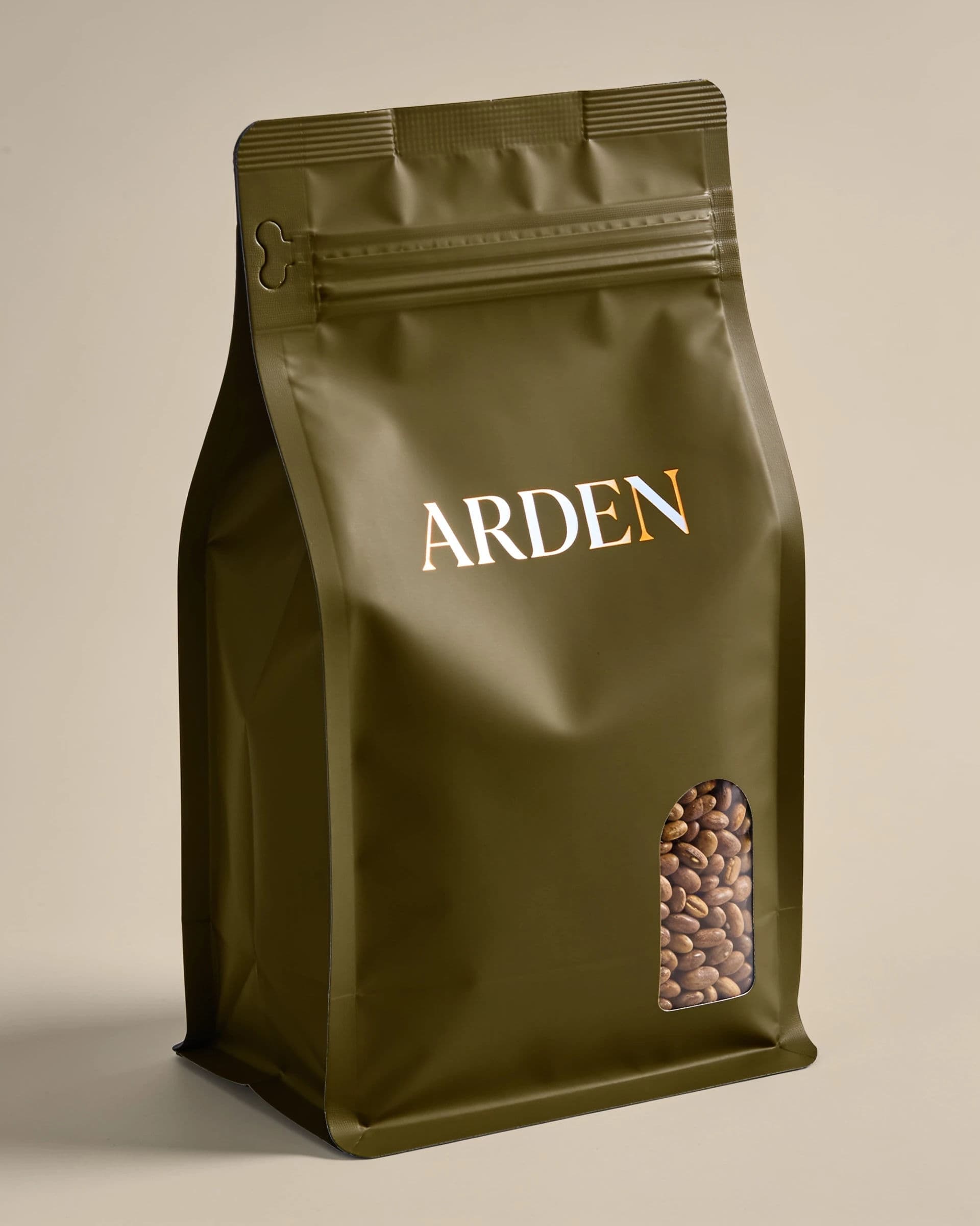 Stand-up pouch with an open gusset and matte laminate finish, generated with Seedream 4.5