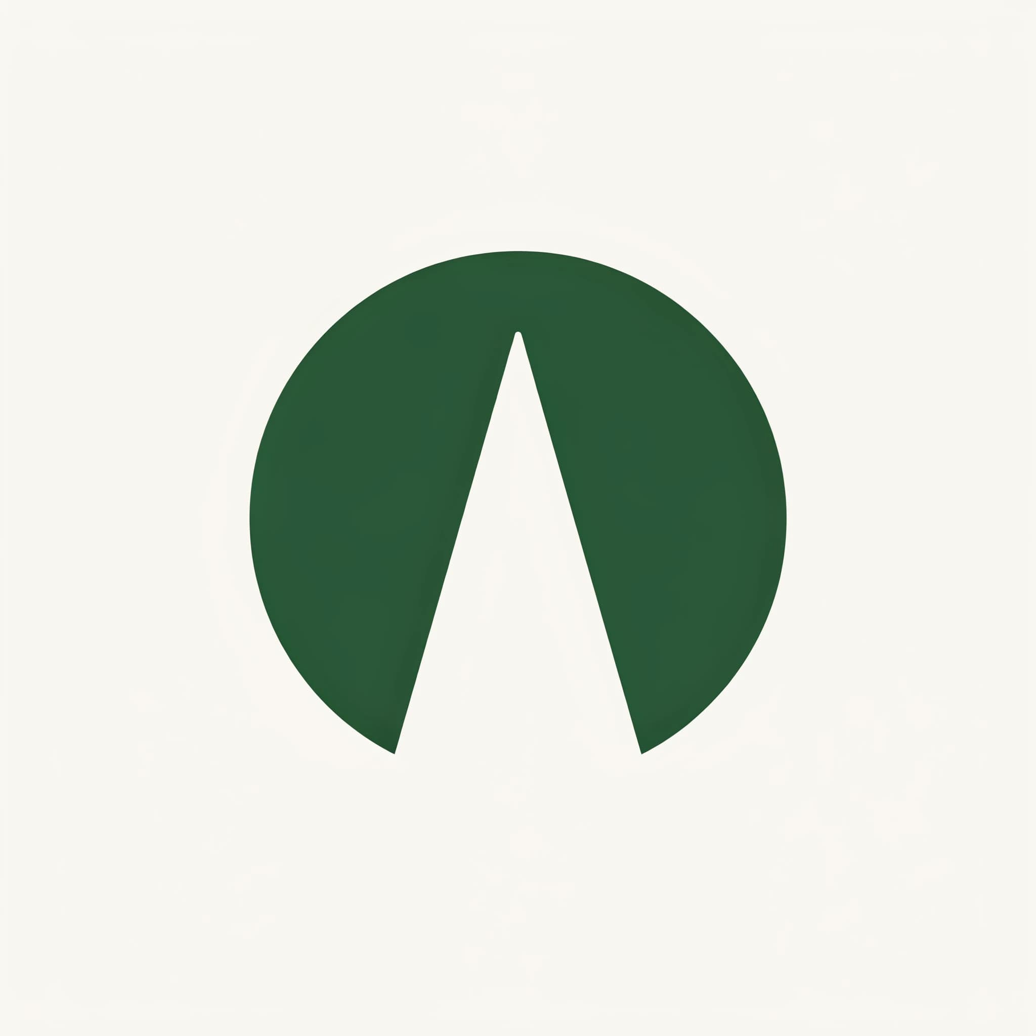 Negative-space logo hiding a second shape, generated with Ideogram