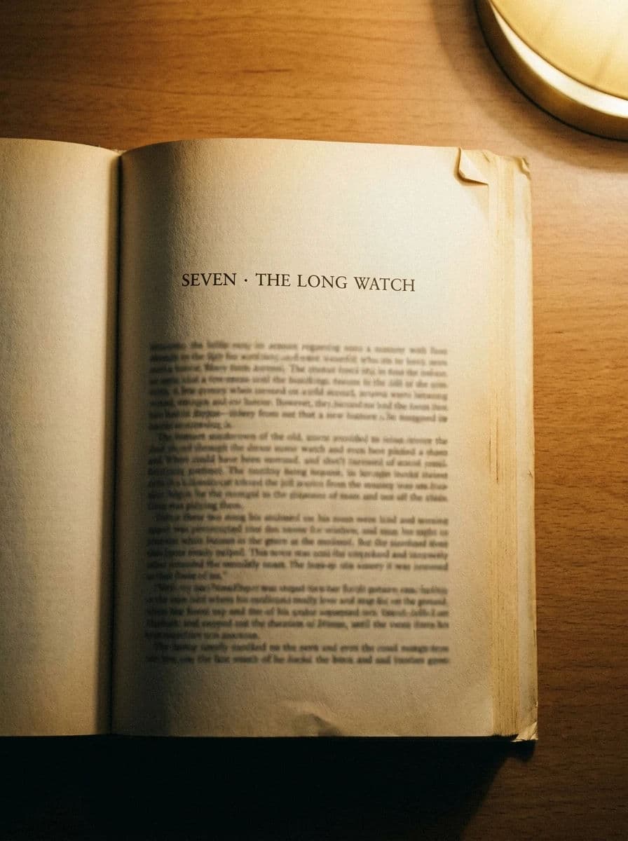 Paperback page with legible body copy, generated with Nano Banana
